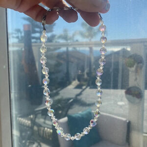 Magical Vintage Glass Crystal Beaded Necklace